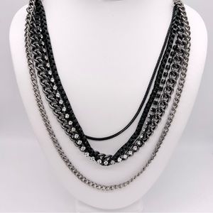 J. Crew Multi-Strand Draped Chain Necklace